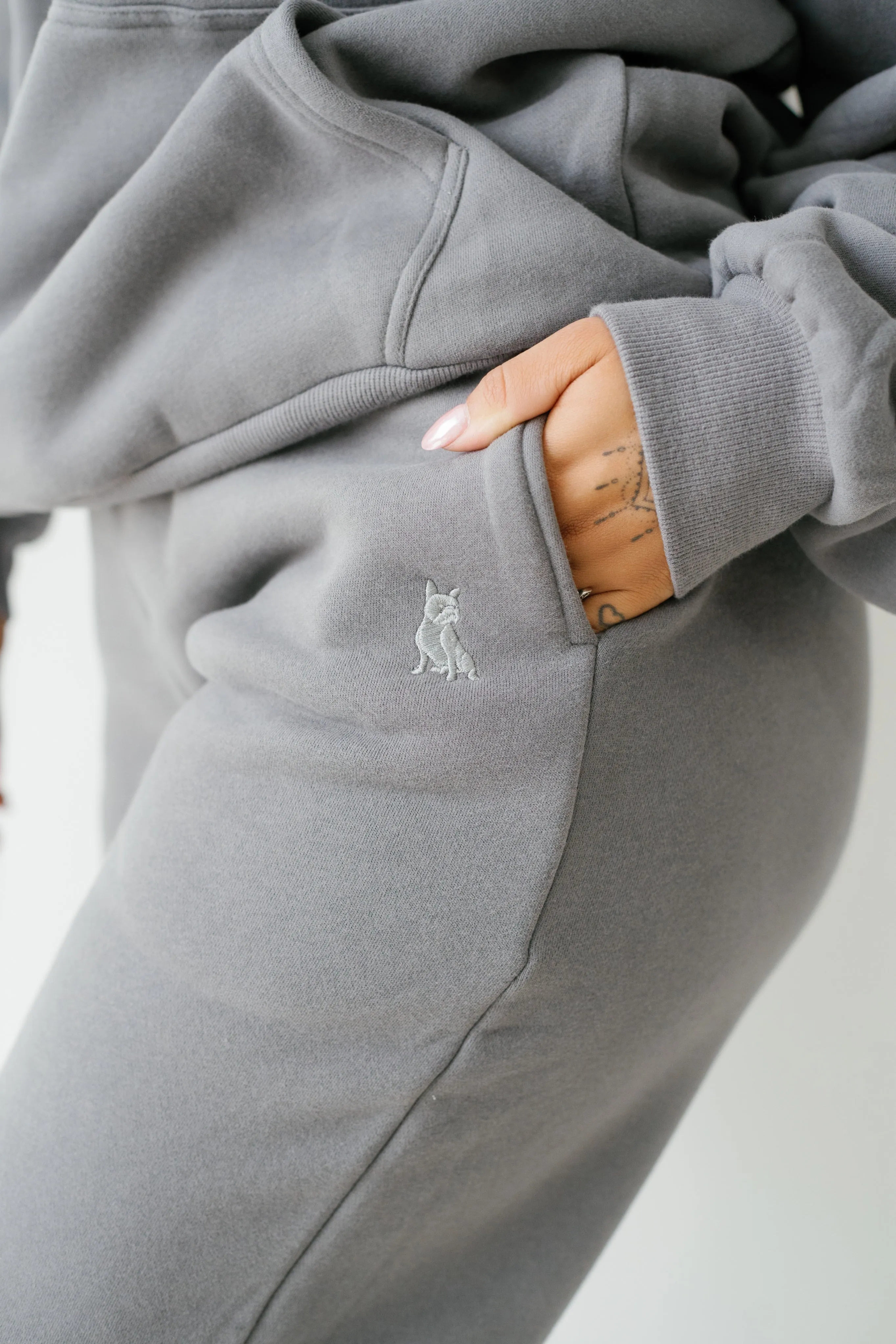 CozyCloud Sweatpants- Polo Gray