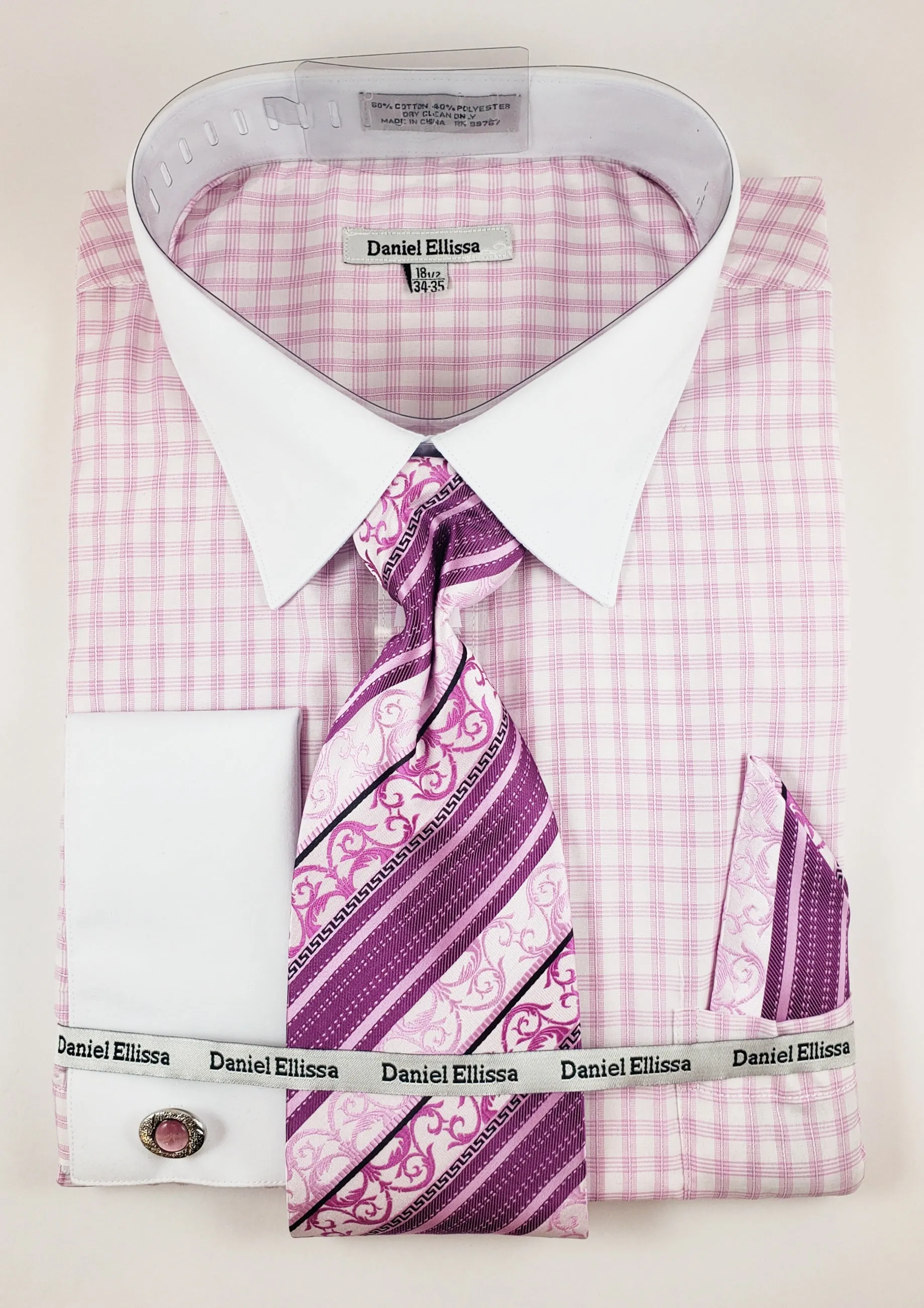 Daniel Elissa Dress shirt with matching tie set