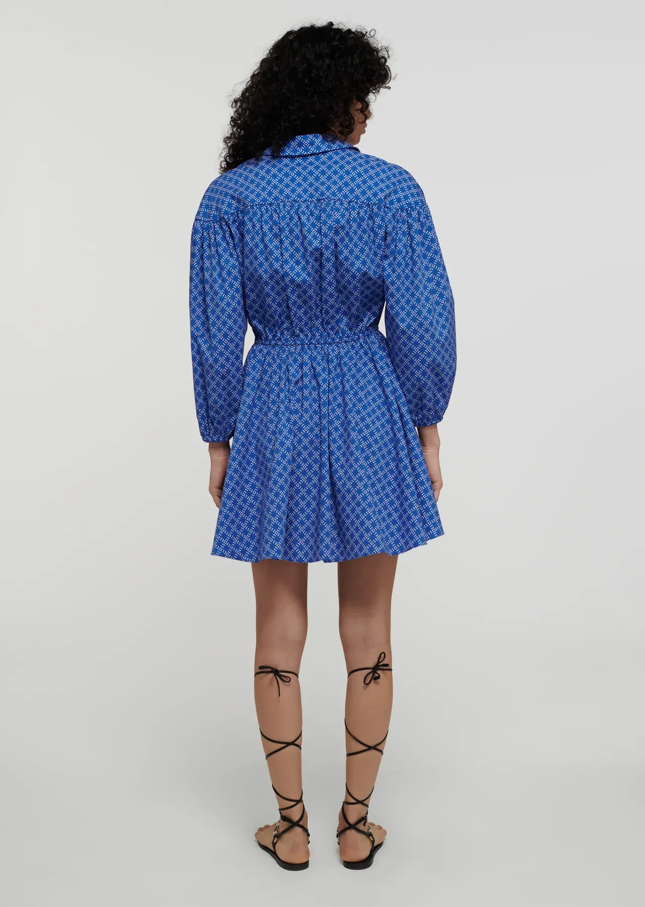 Derek Lam 10 Crosby - Arbi Shirt Dress In Cobalt Multi