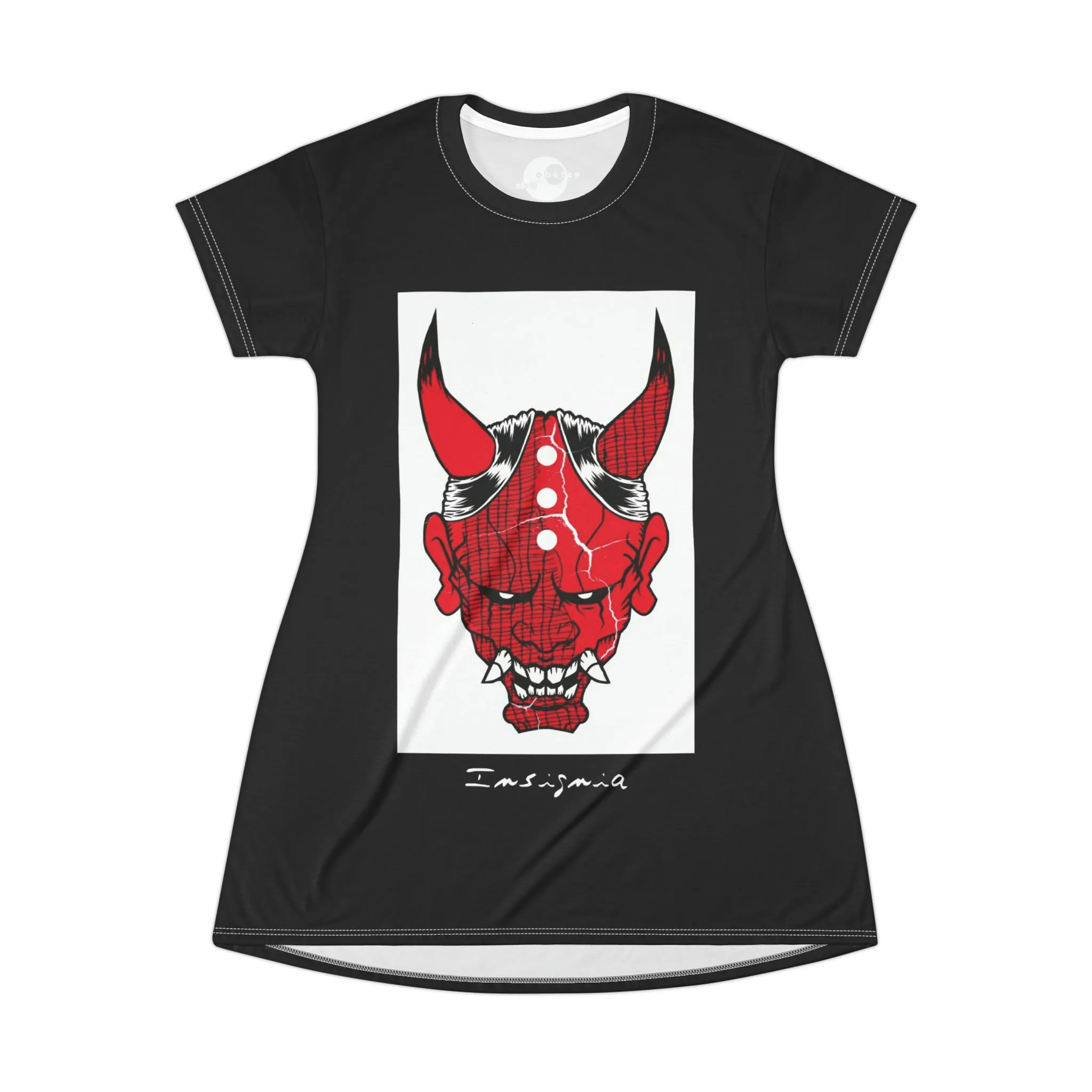 Devil T-Shirt Dress (AOP) by Insignia