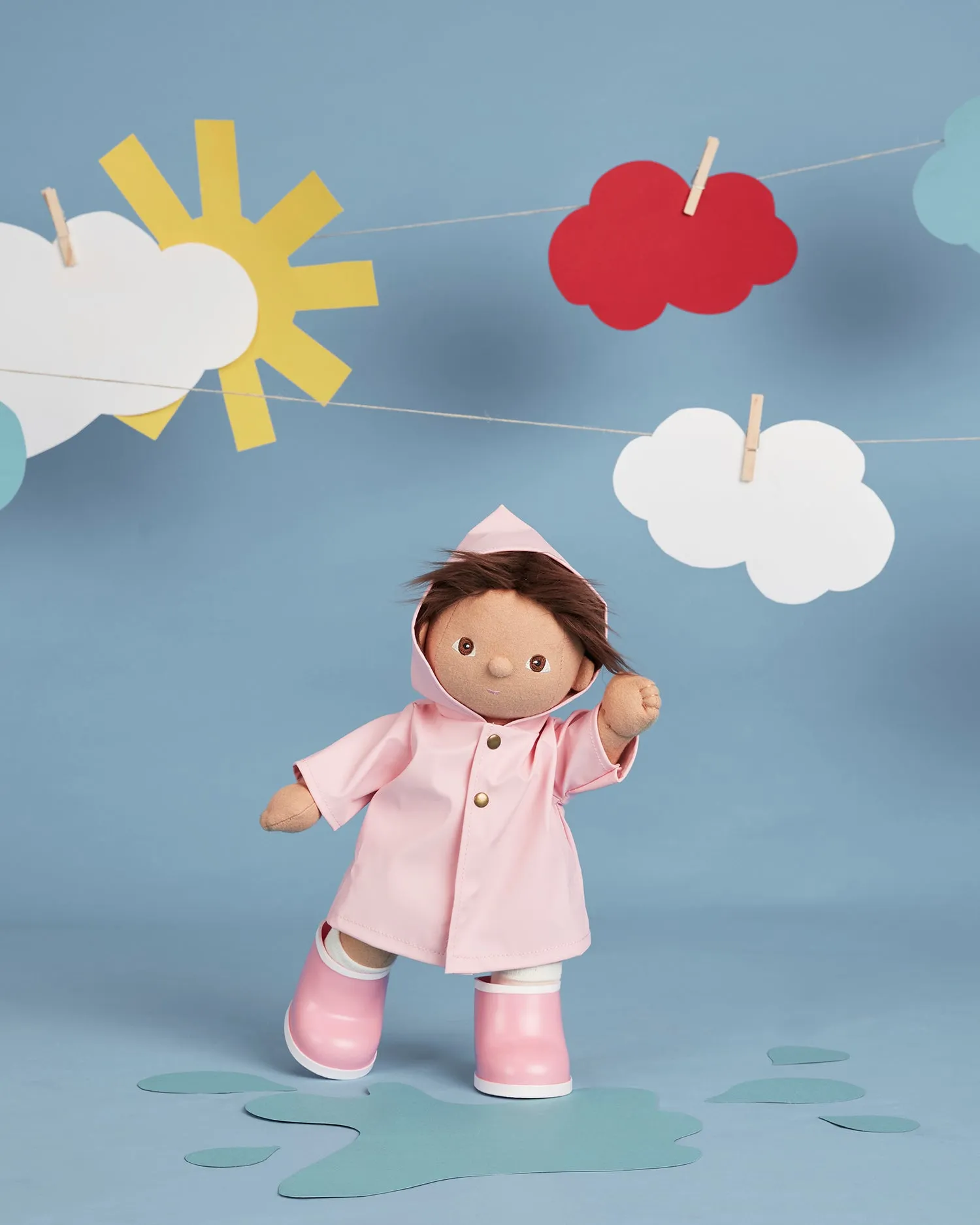 Dinkum Doll Rainy Play Set | Pink