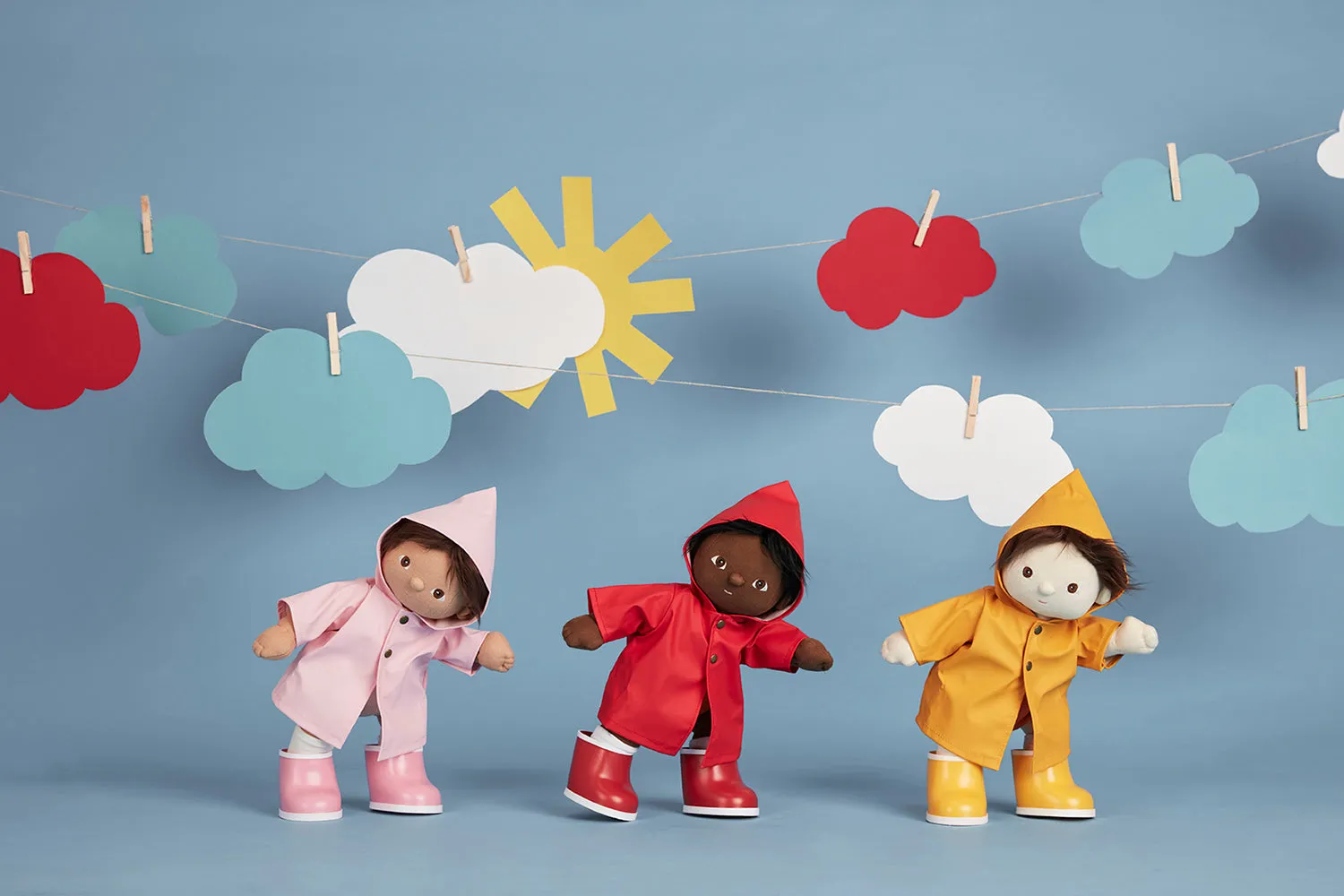 Dinkum Doll Rainy Play Set | Pink