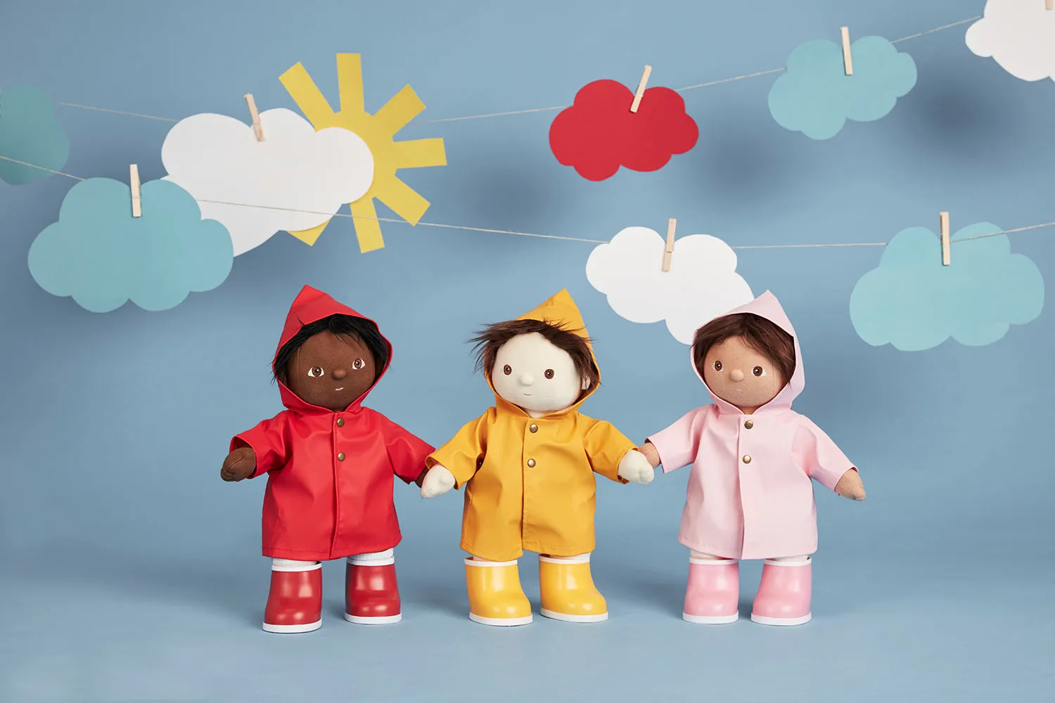 Dinkum Doll Rainy Play Set | Pink