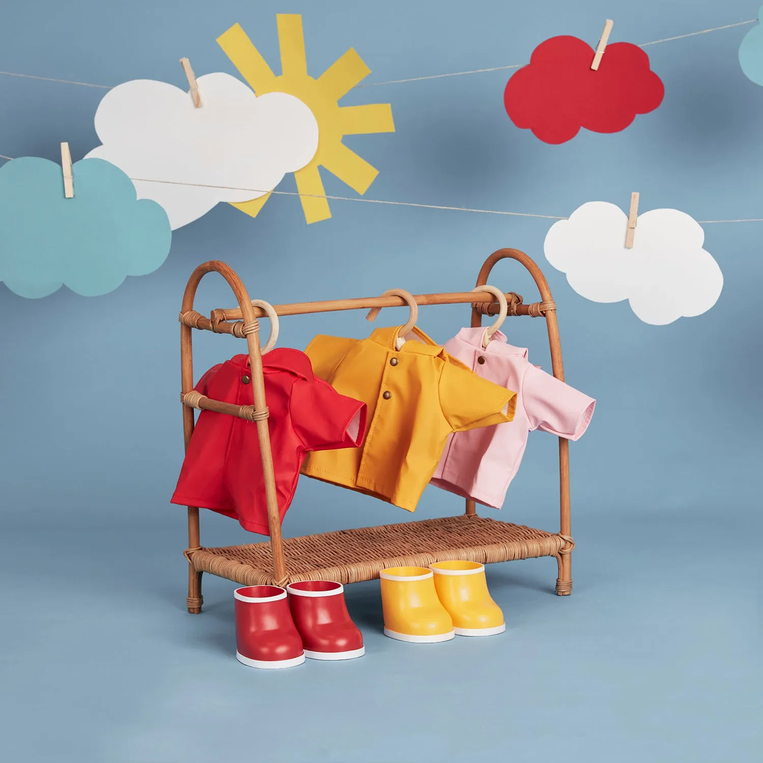 Dinkum Doll Rainy Play Set | Pink