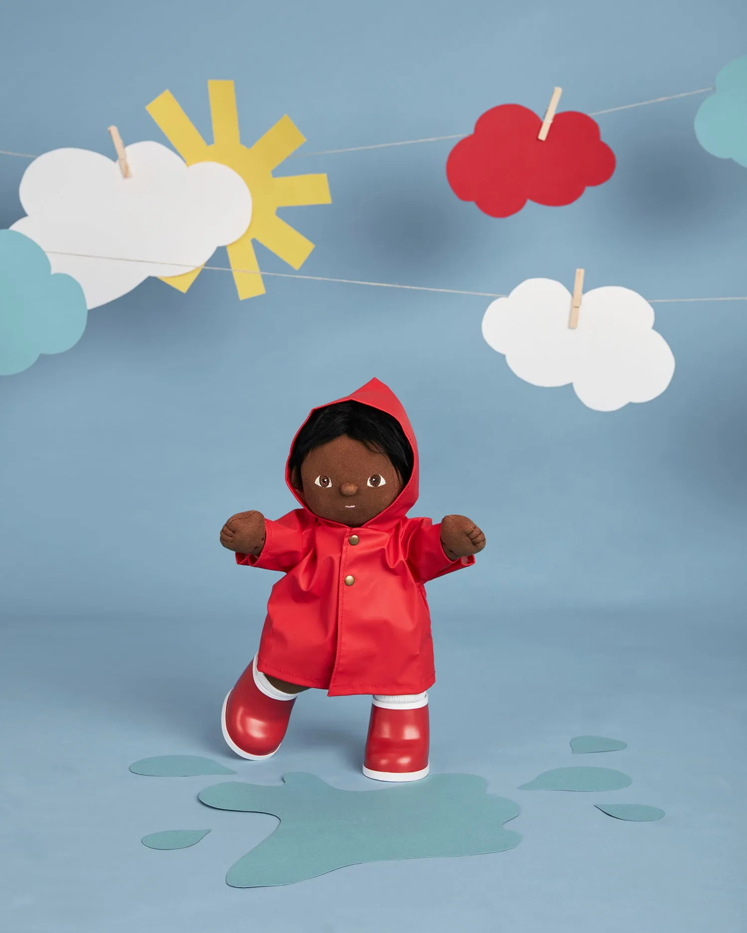 Dinkum Doll Rainy Play Set | Red