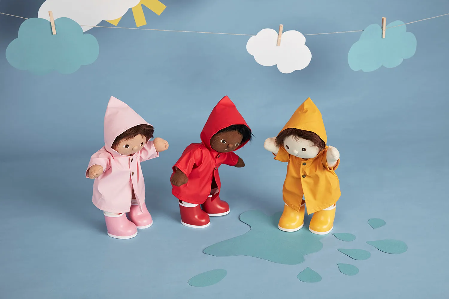 Dinkum Doll Rainy Play Set | Red