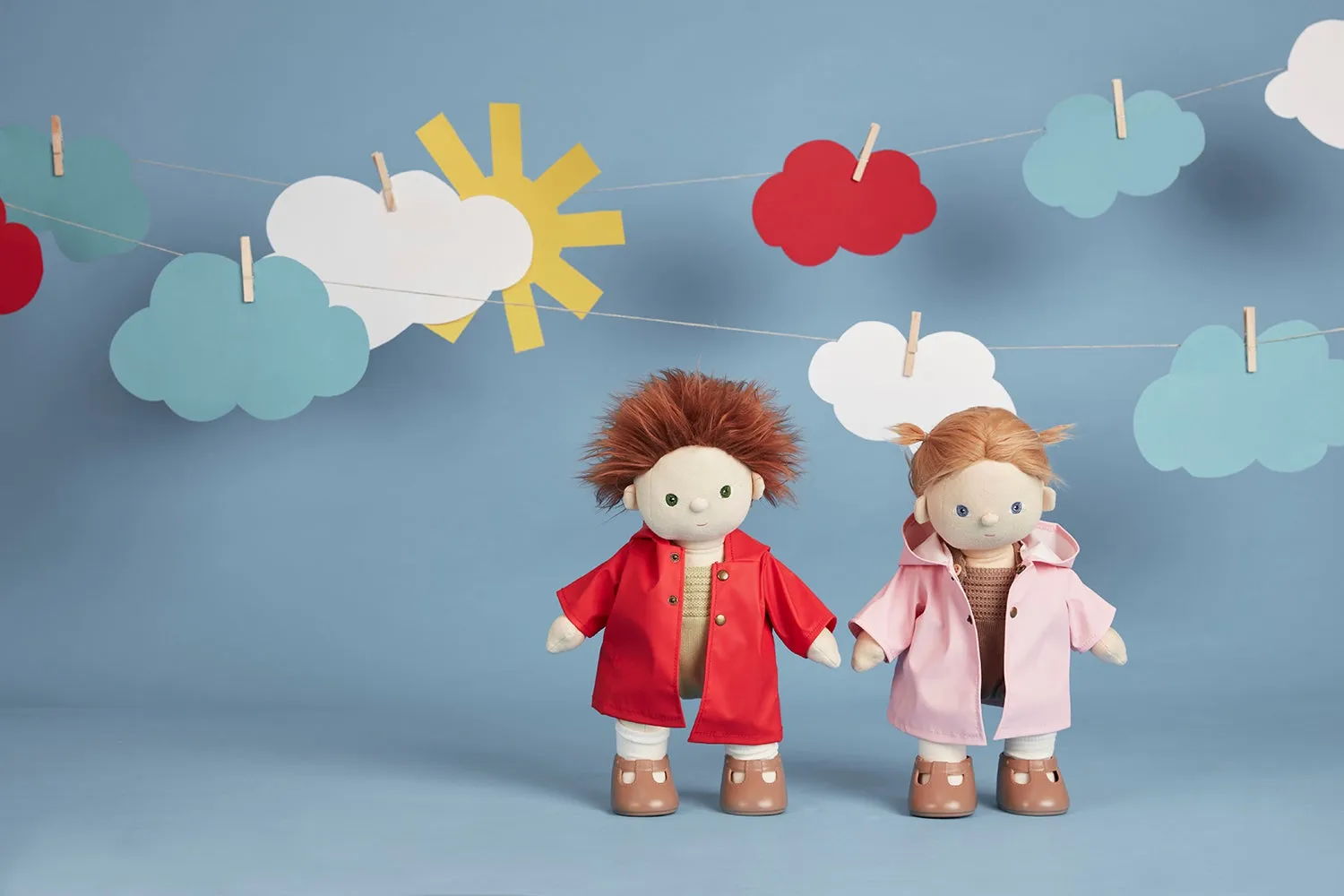 Dinkum Doll Rainy Play Set | Red