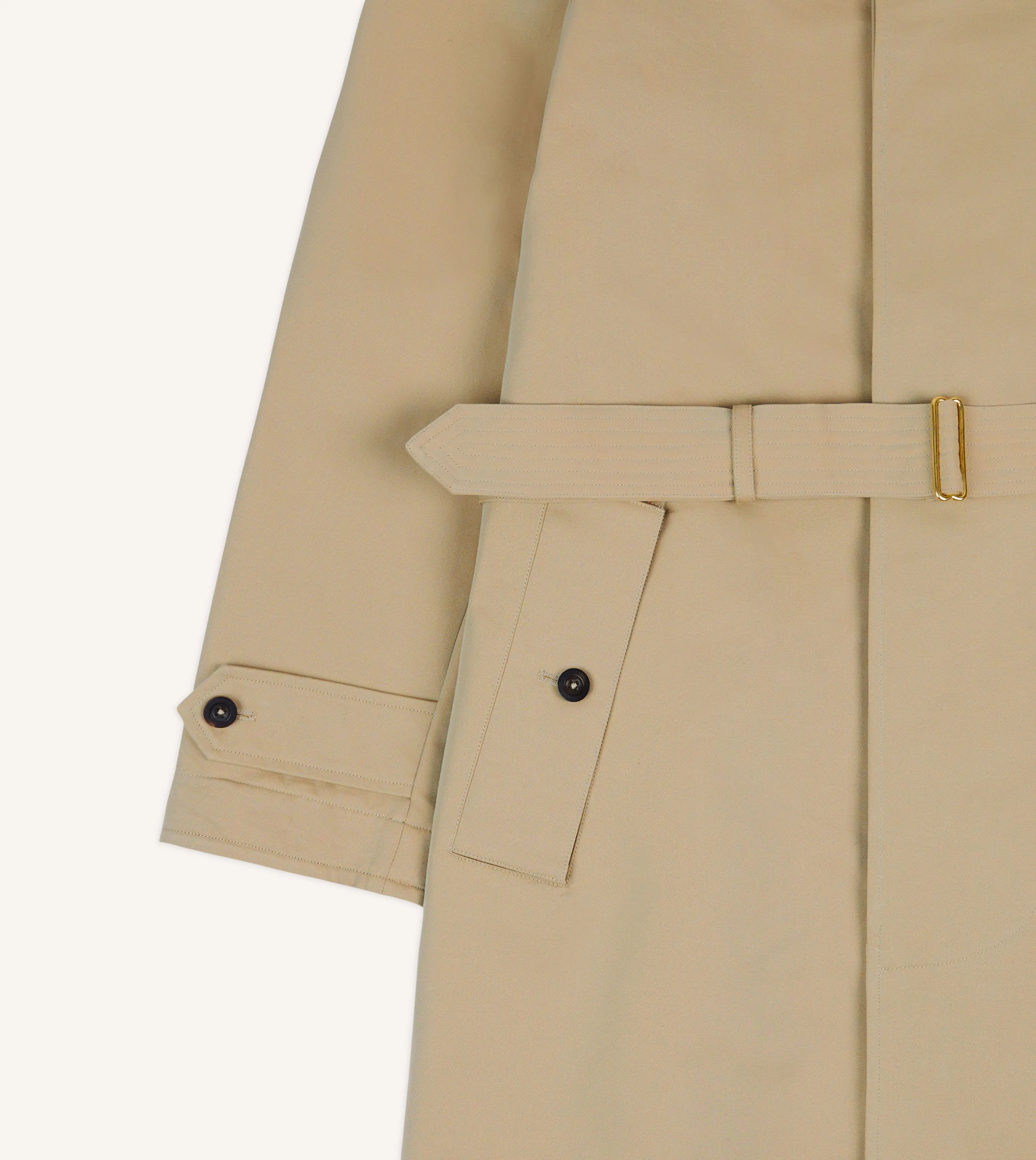 Drake's for Permanent Style Beige Rider's Raincoat