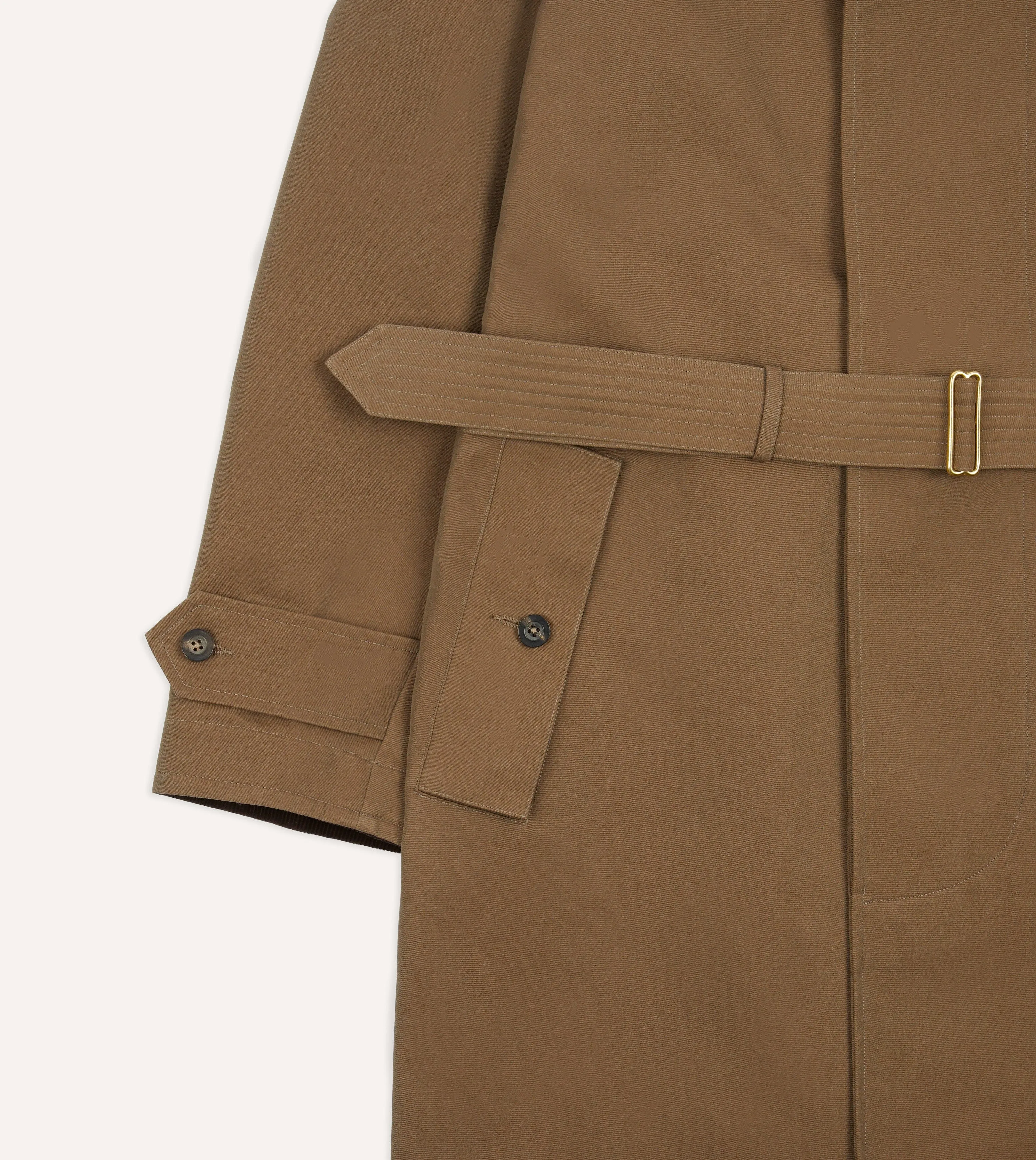 Drake's for Permanent Style Tan Rider's Raincoat