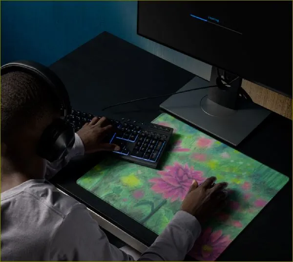 Dreaming of Dahliahs ~ Gaming Mouse Pad