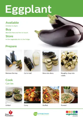 Easy meals with vegetables: Eggplant - NPA203