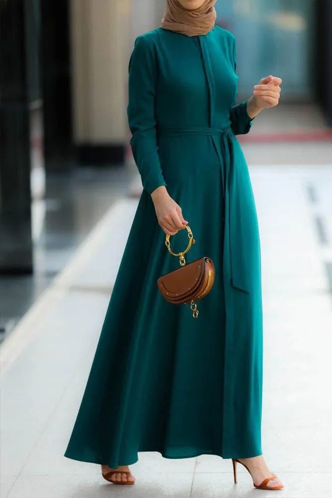 Emerald Shirt Dress