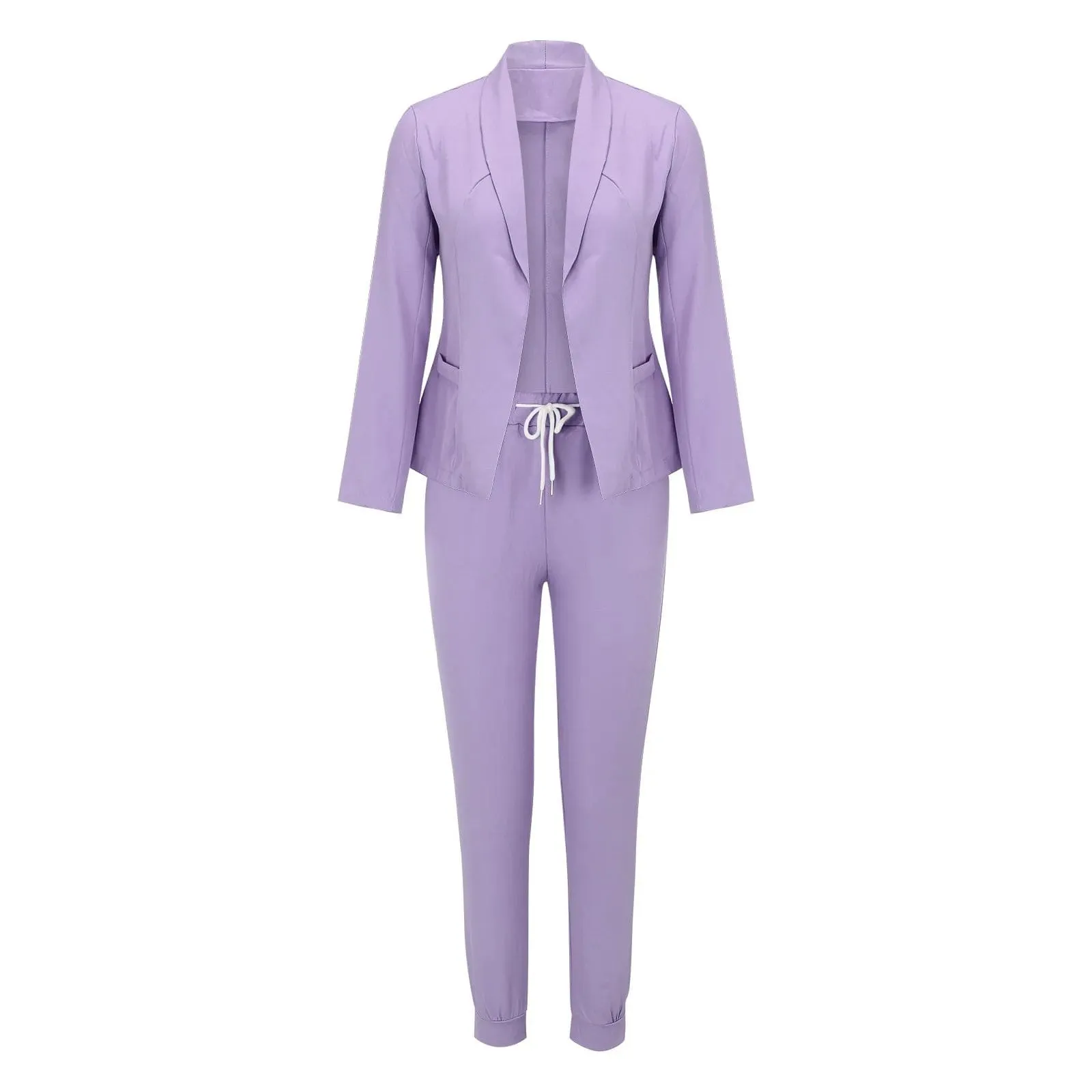 Eye-Catching Women's Pants Set Elegant Blazers and Coordinating Tops Chic Style