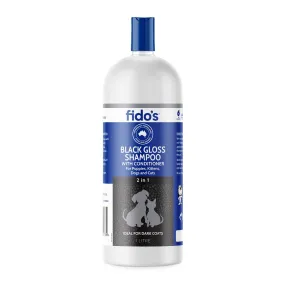 Fido's Black Gloss 2 in 1 Shampoo & Conditioner 1L