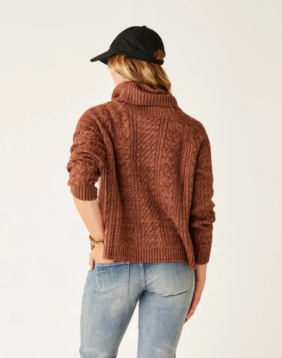 Field Sweater: Chocolate Heather