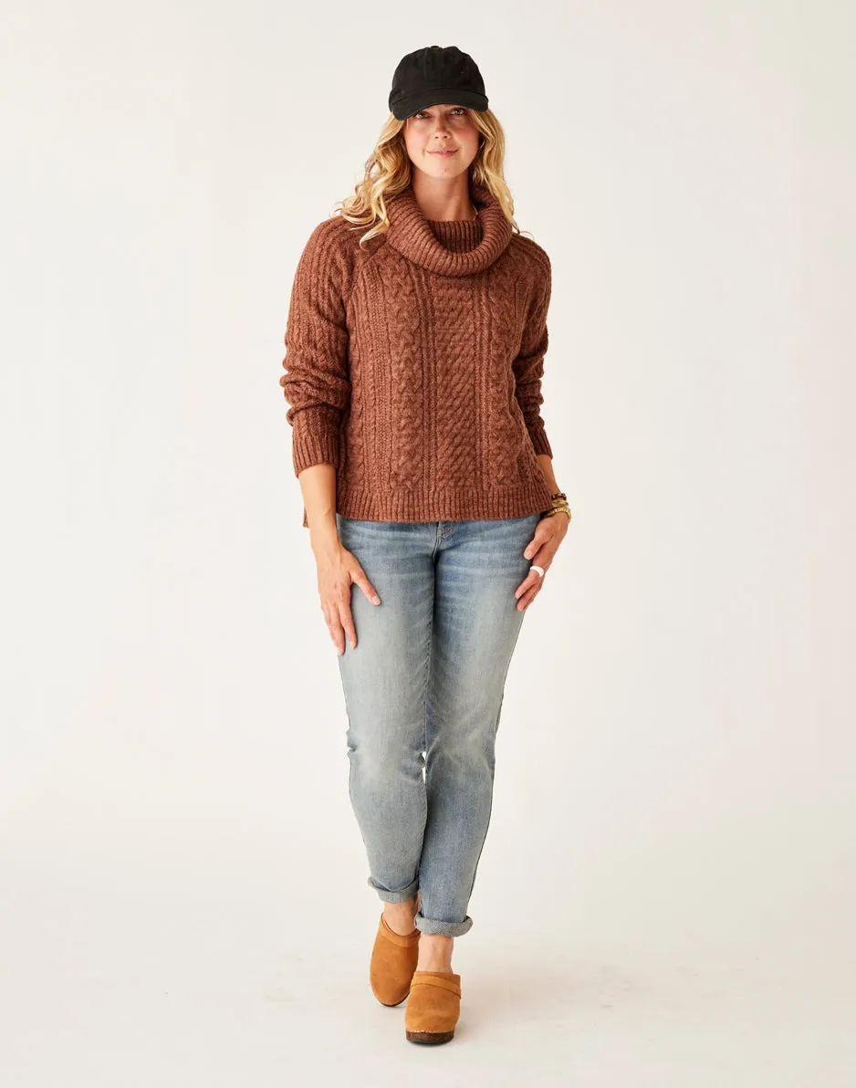 Field Sweater: Chocolate Heather