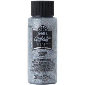 FolkArt Glitterific Fine Glitter Paint 2fl.oz. - Silver