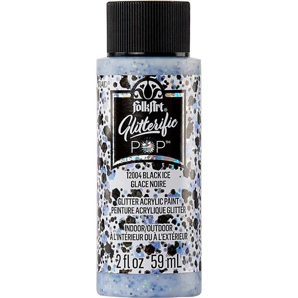 Folkart Glitterific Pop Acrylic Paint, 2oz