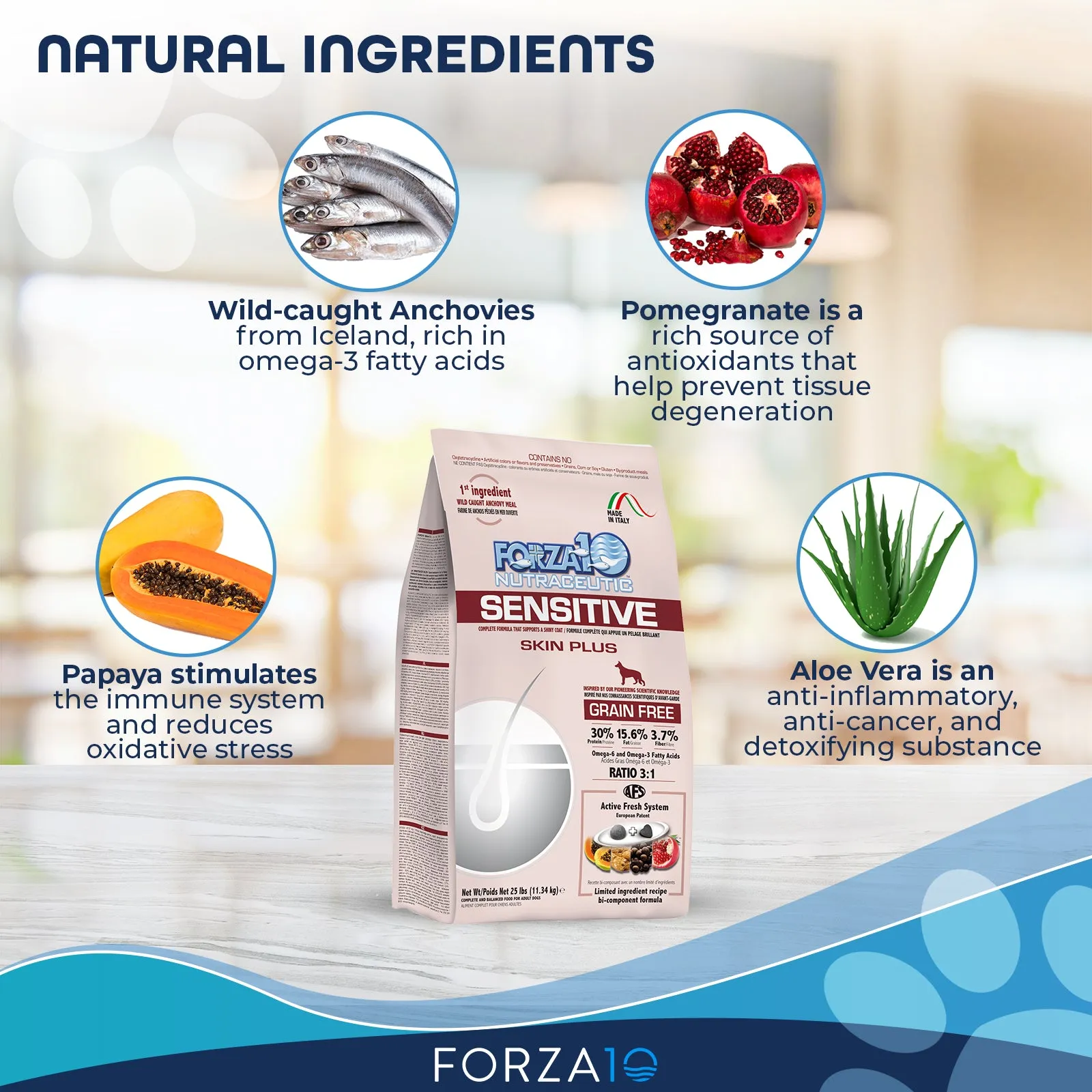 Forza10 Nutraceutic Sensitive Skin Plus Grain-Free Dry Dog Food