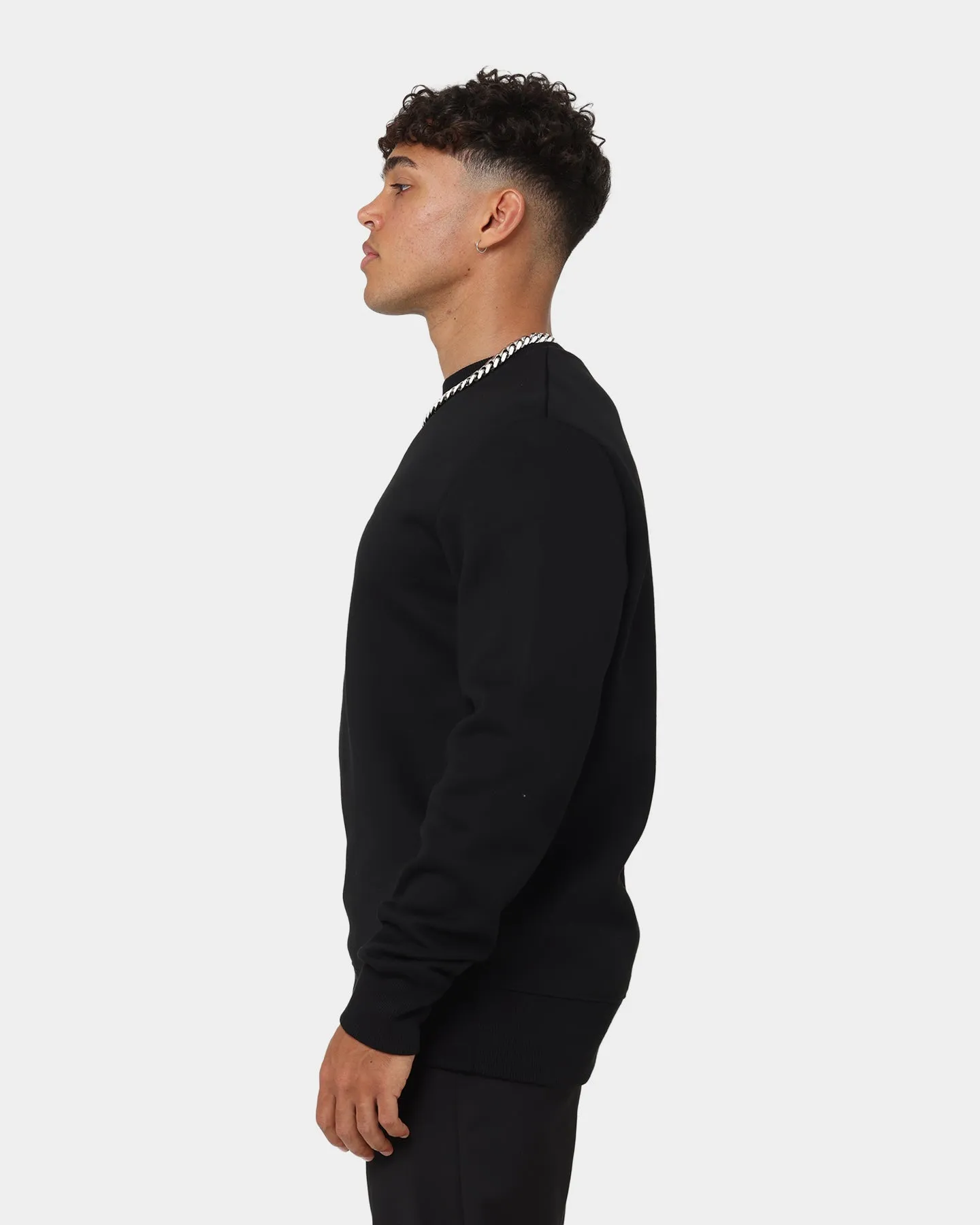 Fred Perry Embroidered Sweatshirt Black