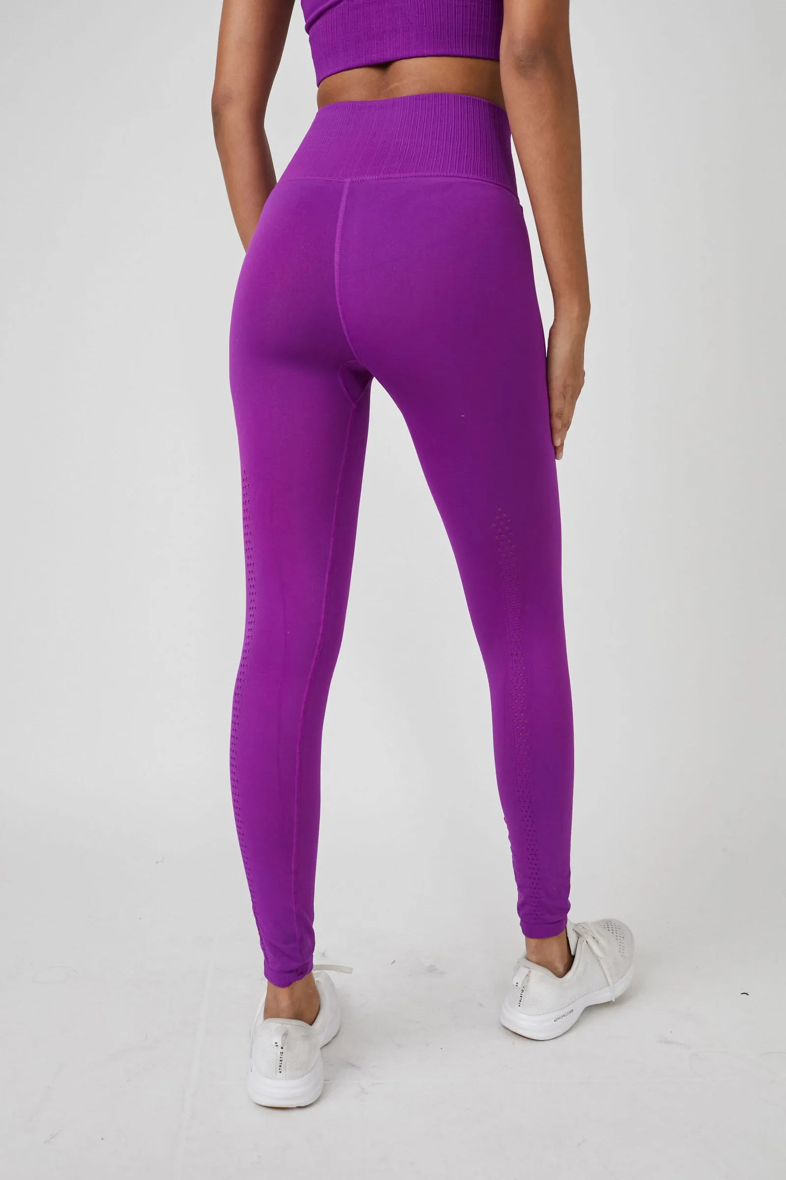 FREE PEOPLE MOVEMENT GOOD KARMA LEGGING VIVID VIOLET NEW!!