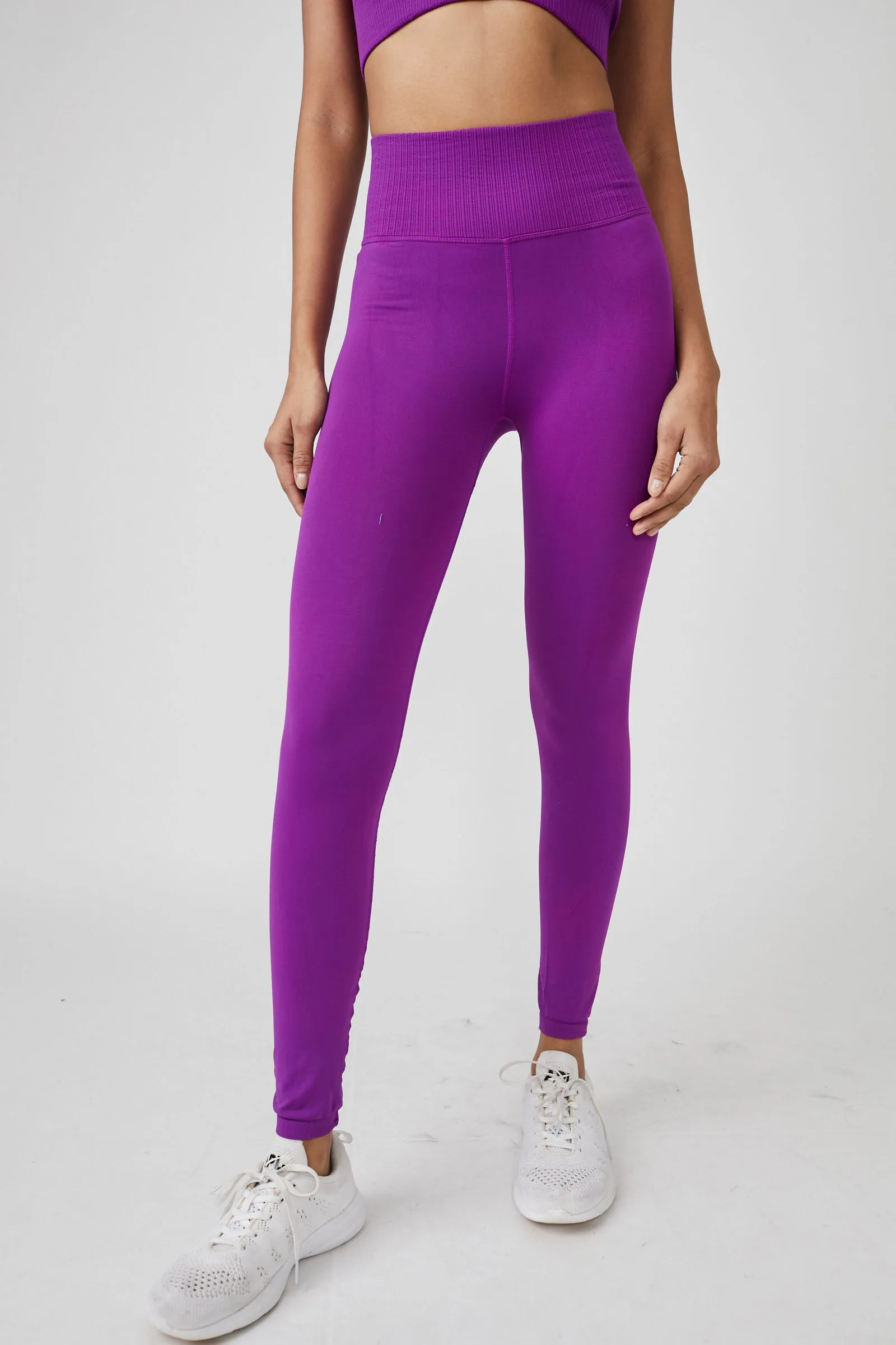 FREE PEOPLE MOVEMENT GOOD KARMA LEGGING VIVID VIOLET NEW!!