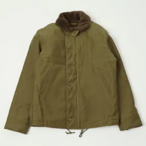 Freewheelers 1940's Type N-1 Deck Jacket - Khaki/Beige