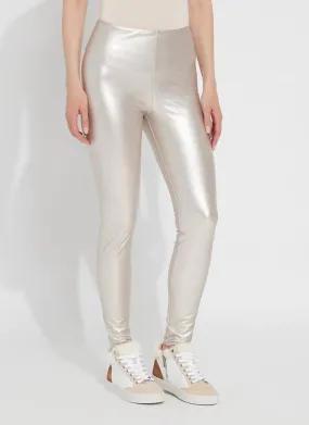 Freya Legging - Metallic Deep Alabaster