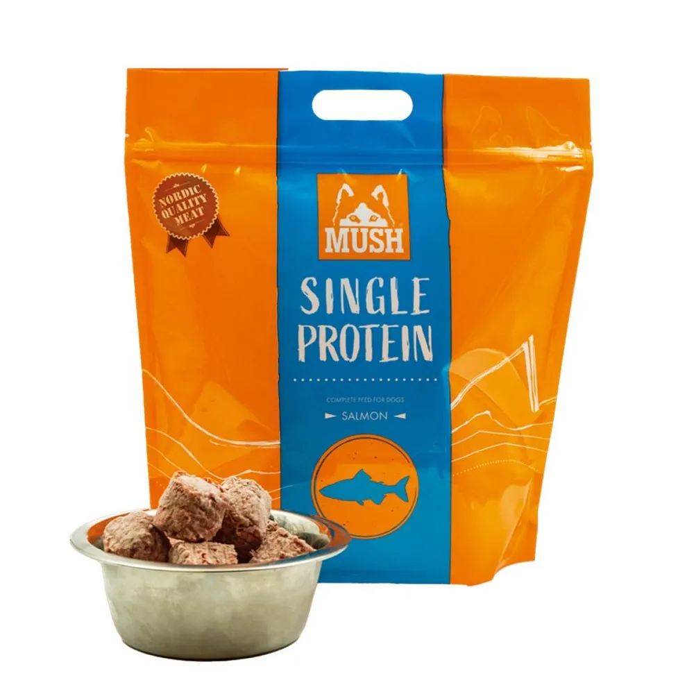 Frozen Single Protein Salmon Raw Dog Food