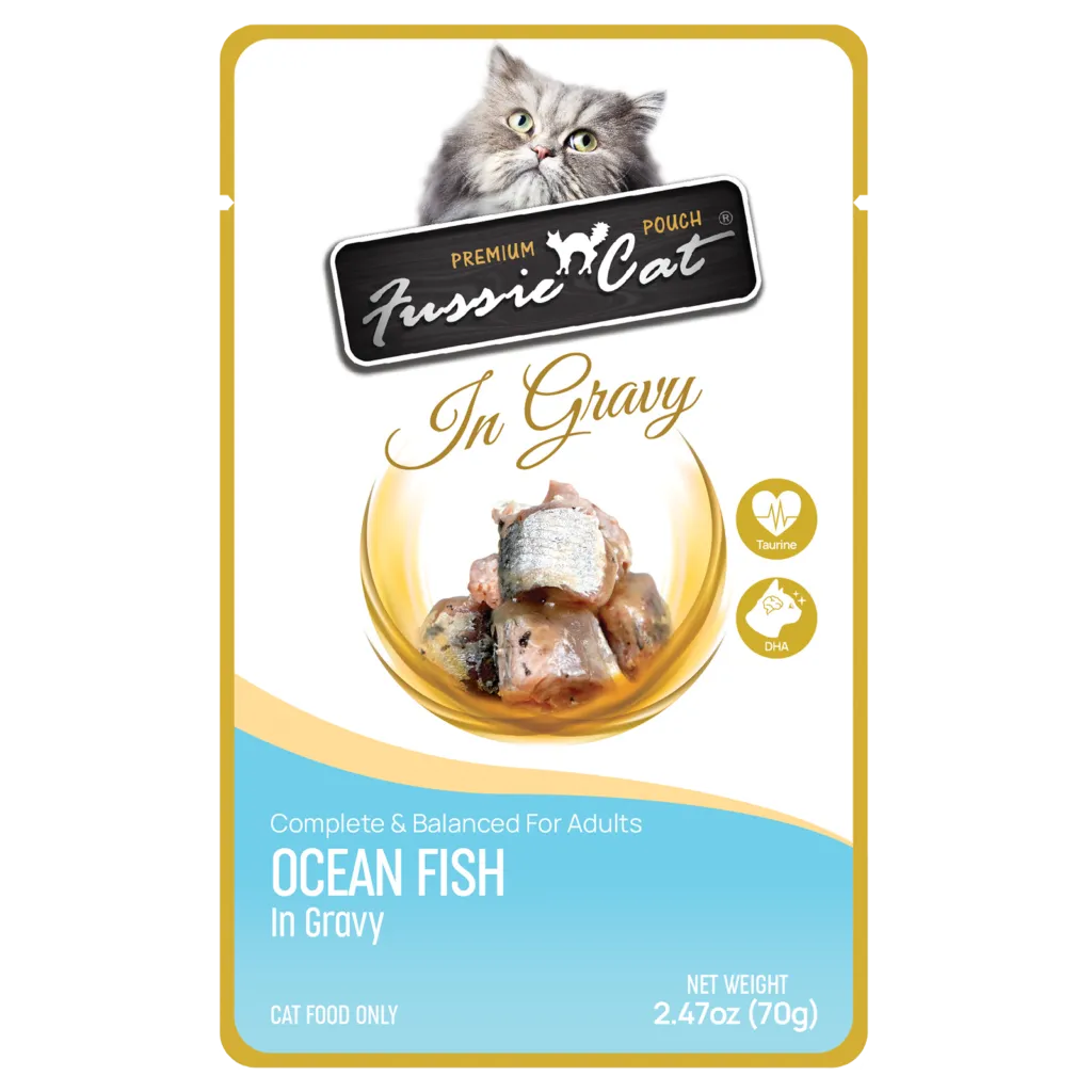 Fussie Cat Premium Pouches In Gravy