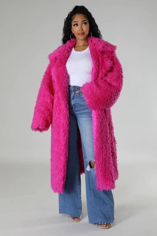 Fuzzy Fur Winter Heavy Jacket