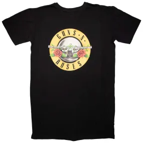 Guns N' Roses Ladies T-Shirt Dress: Classic Logo