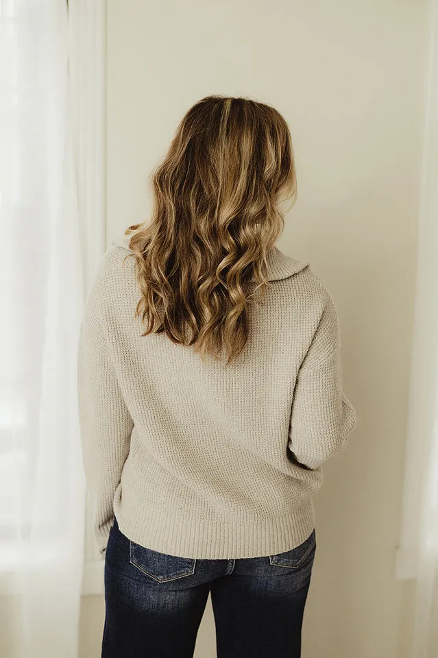 Half Zip Pullover Sweater