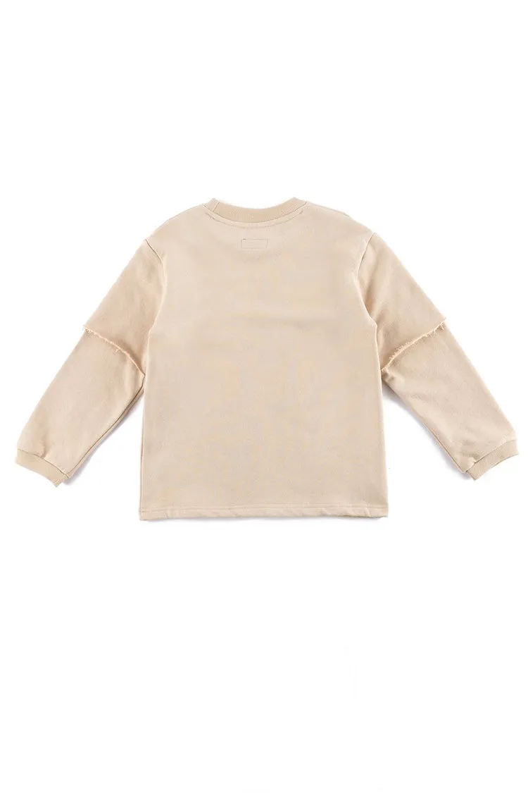 Haus of Jr Franklin Set Crewneck Off White