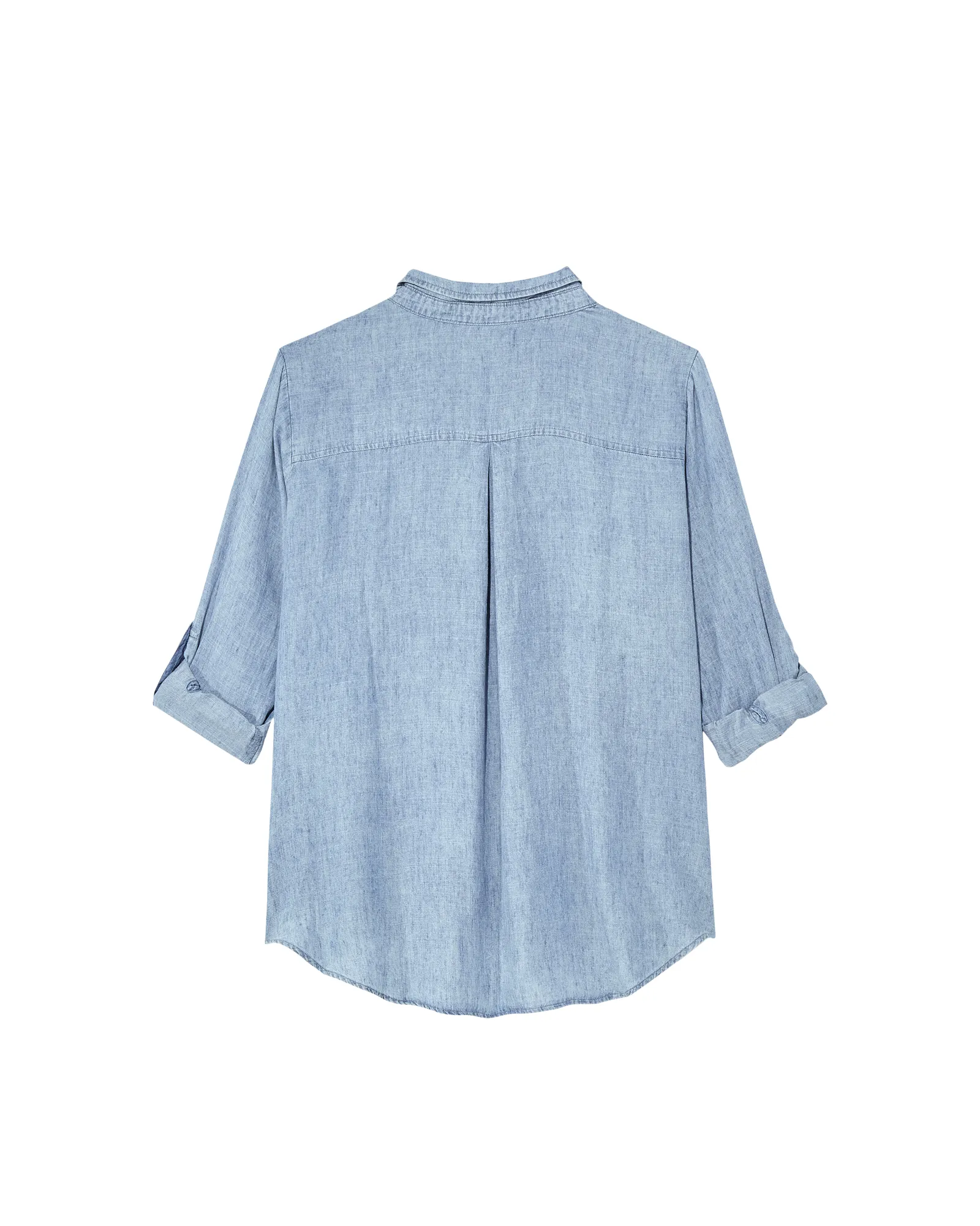 Helen Long Sleeve Button Down Blouse | Light Blue