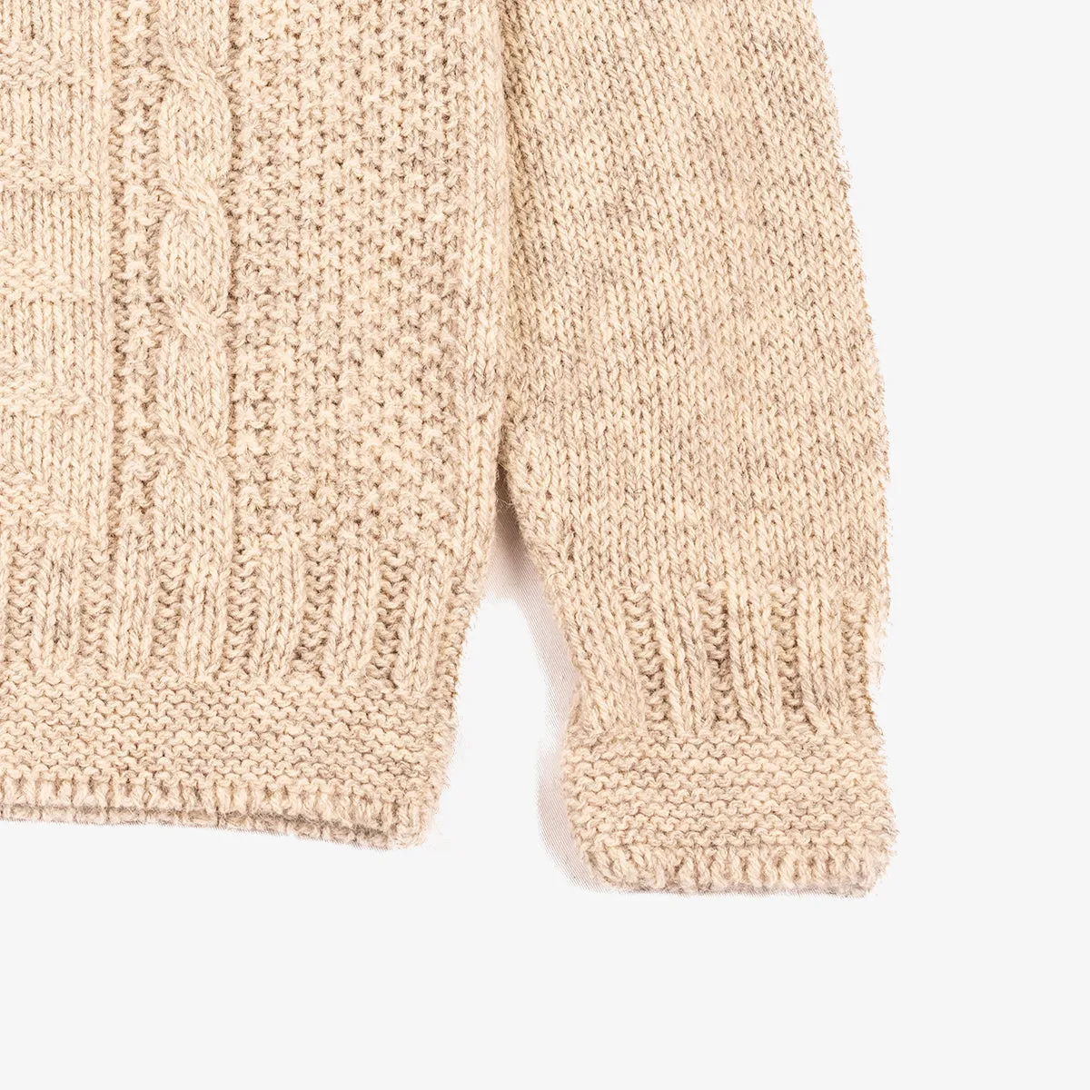 Heritage Wool Chunky Cable Knit Sweater - Portland