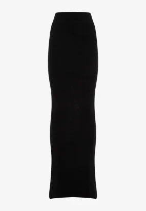 High-Rise Pillar Maxi Skirt