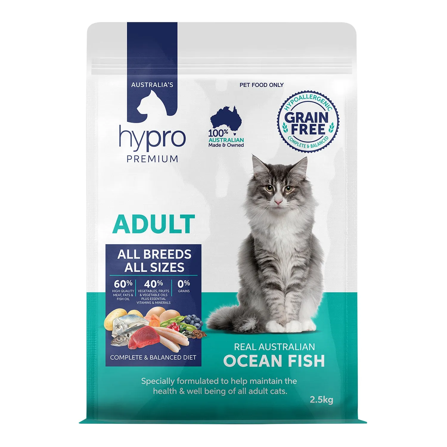 Hypro Premium Grain Free Ocean Fish Adult Dry Cat Food