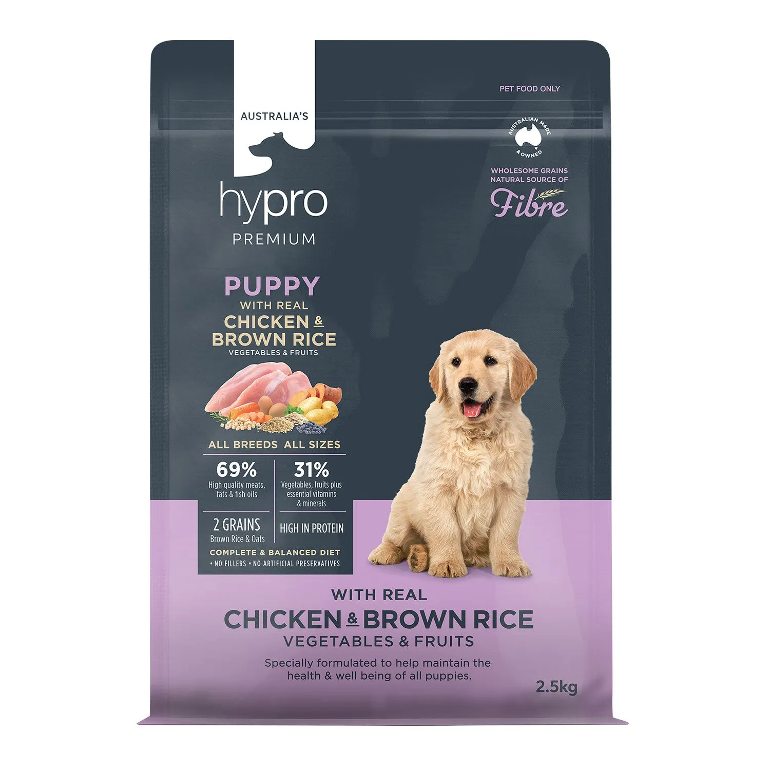 Hypro Premium Wholesome Grains Chicken & Brown Rice Puppy Dry Dog Food