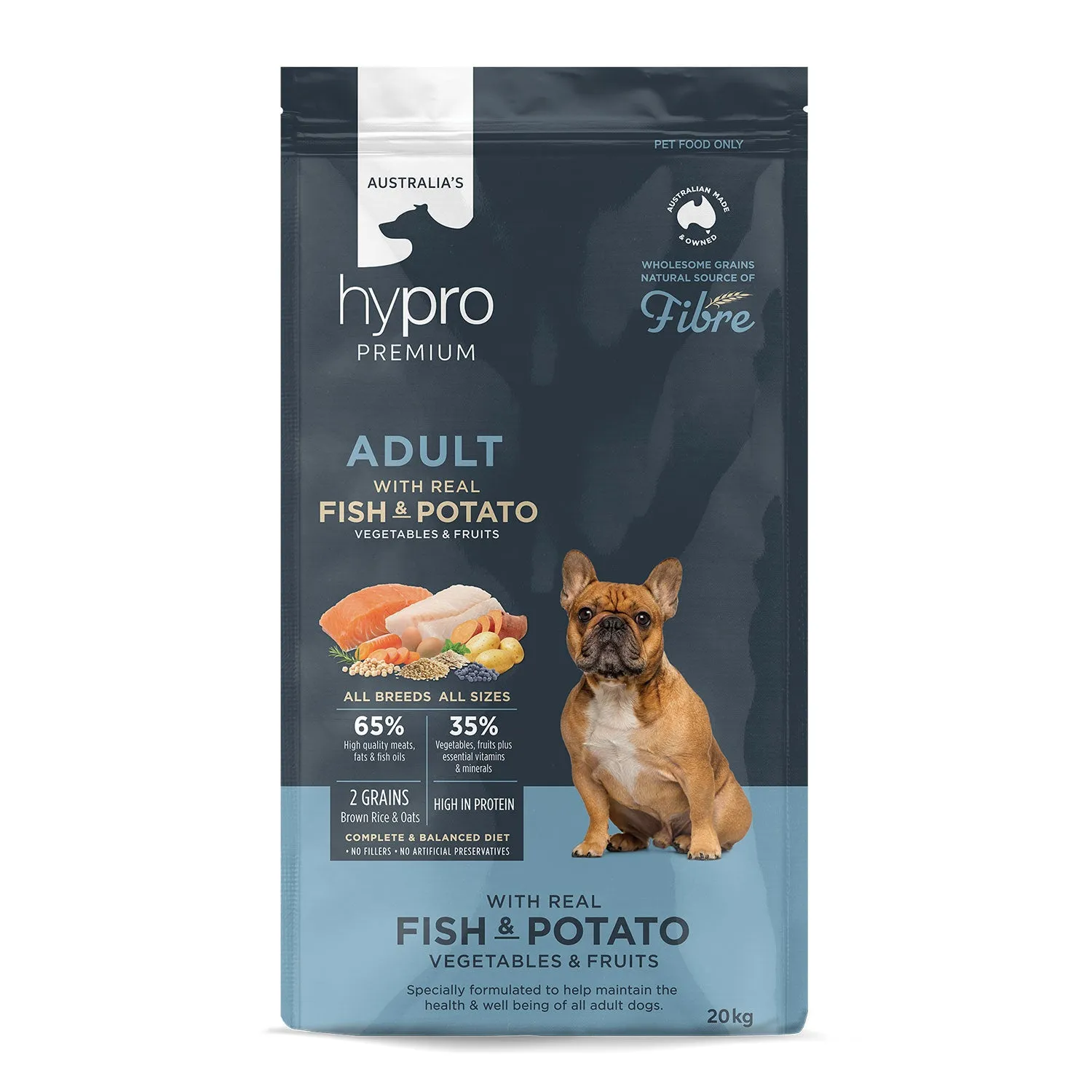 Hypro Premium Wholesome Grains Fish & Potato Adult Dry Dog Food