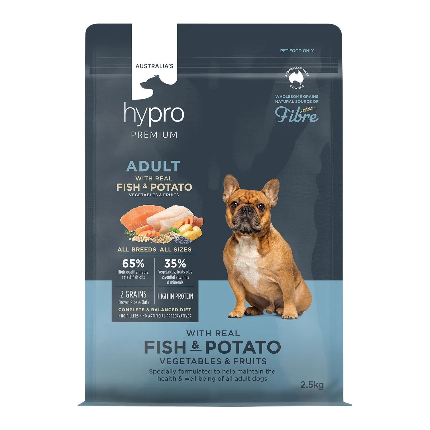 Hypro Premium Wholesome Grains Fish & Potato Adult Dry Dog Food