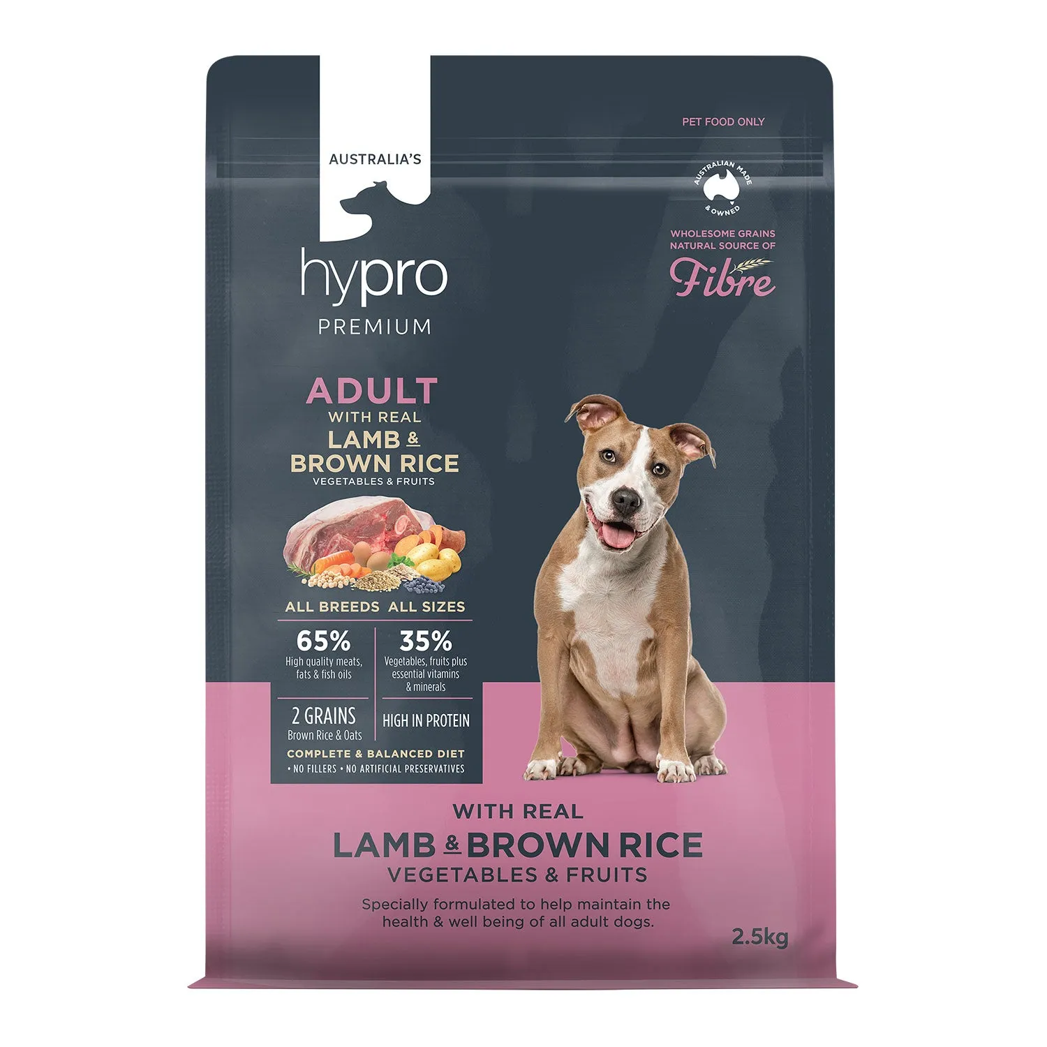 Hypro Premium Wholesome Grains Lamb & Brown Rice Adult Dry Dog Food