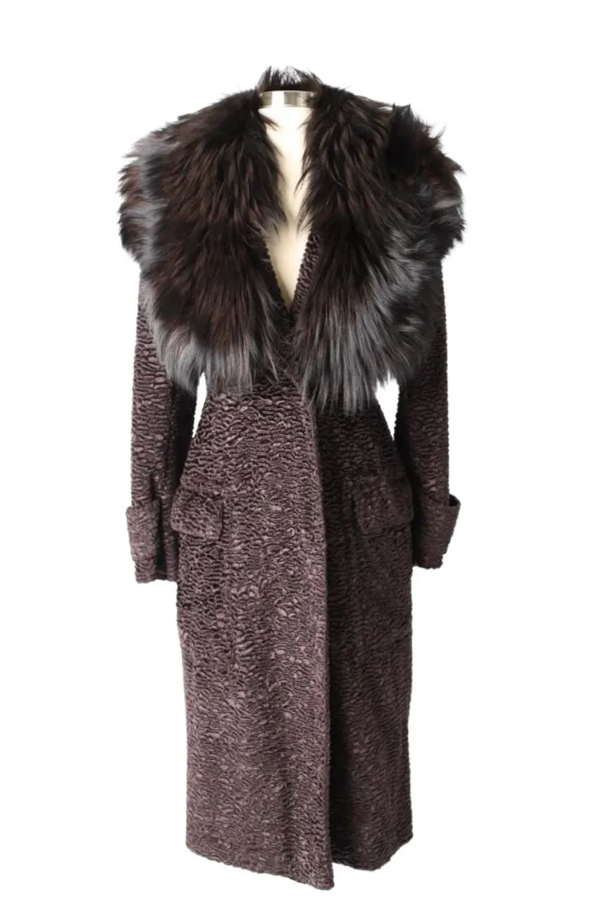 Iconic Fox Fur Belted Coat