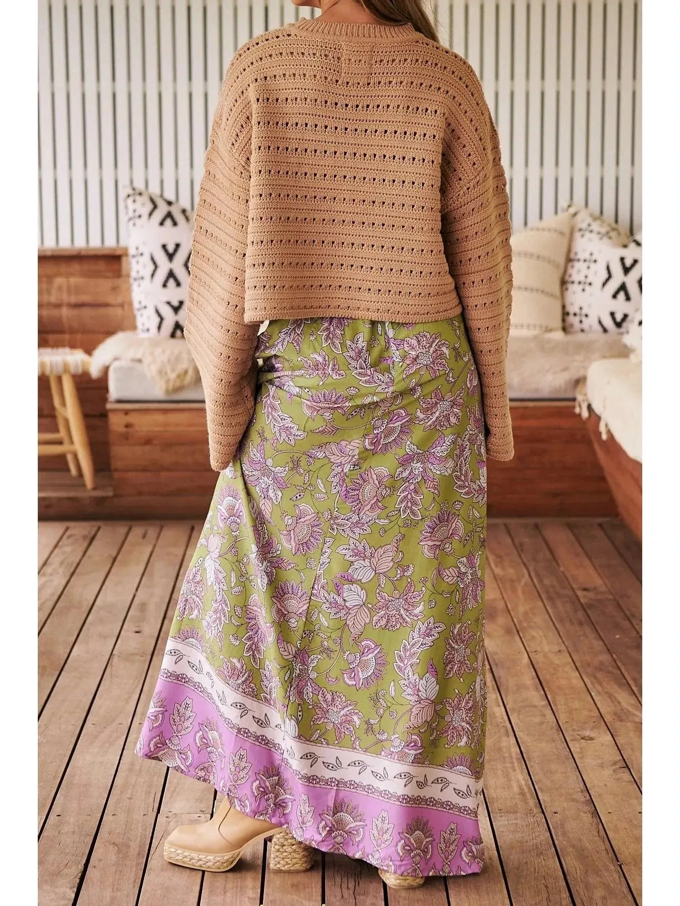 JAASE Kaffir Print Reeva Maxi Skirt