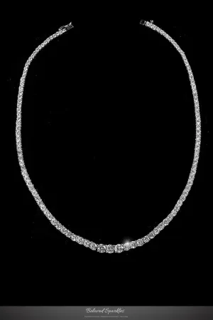 Jenna Classic Tennis Necklace Set | 36 Carat | Cubic Zirconia