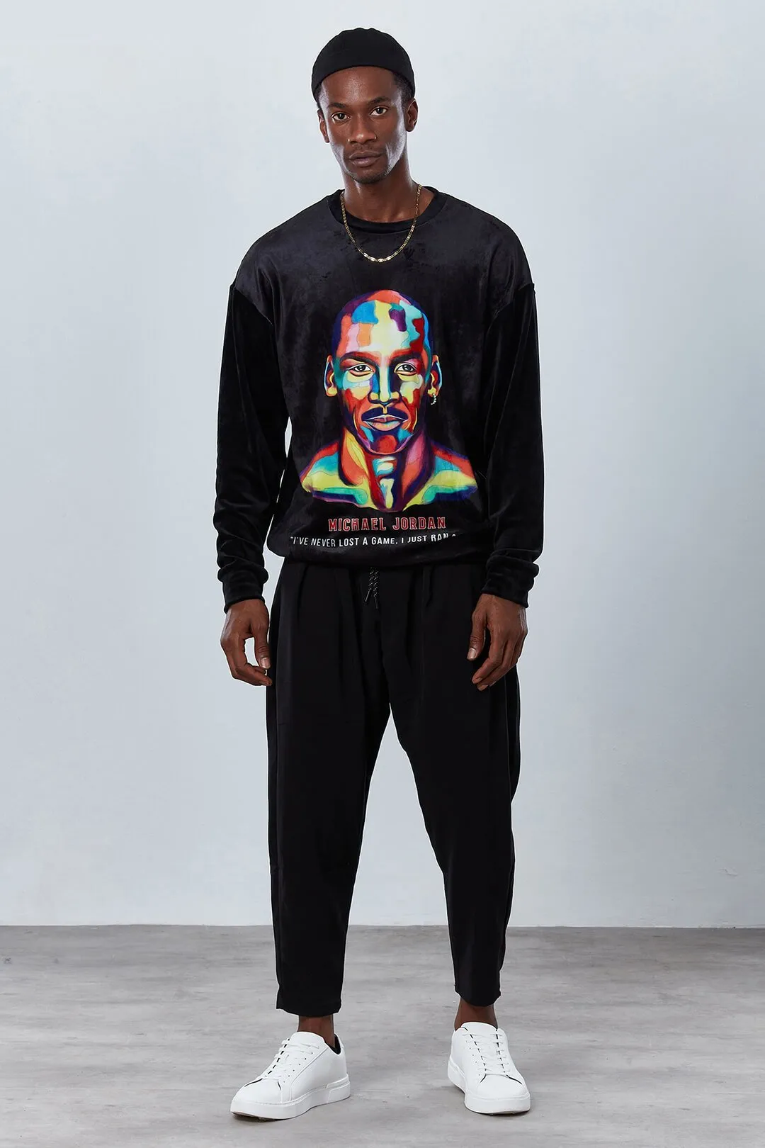 Jordan Multicolour Velvet Sweatshirt - Dear Deer