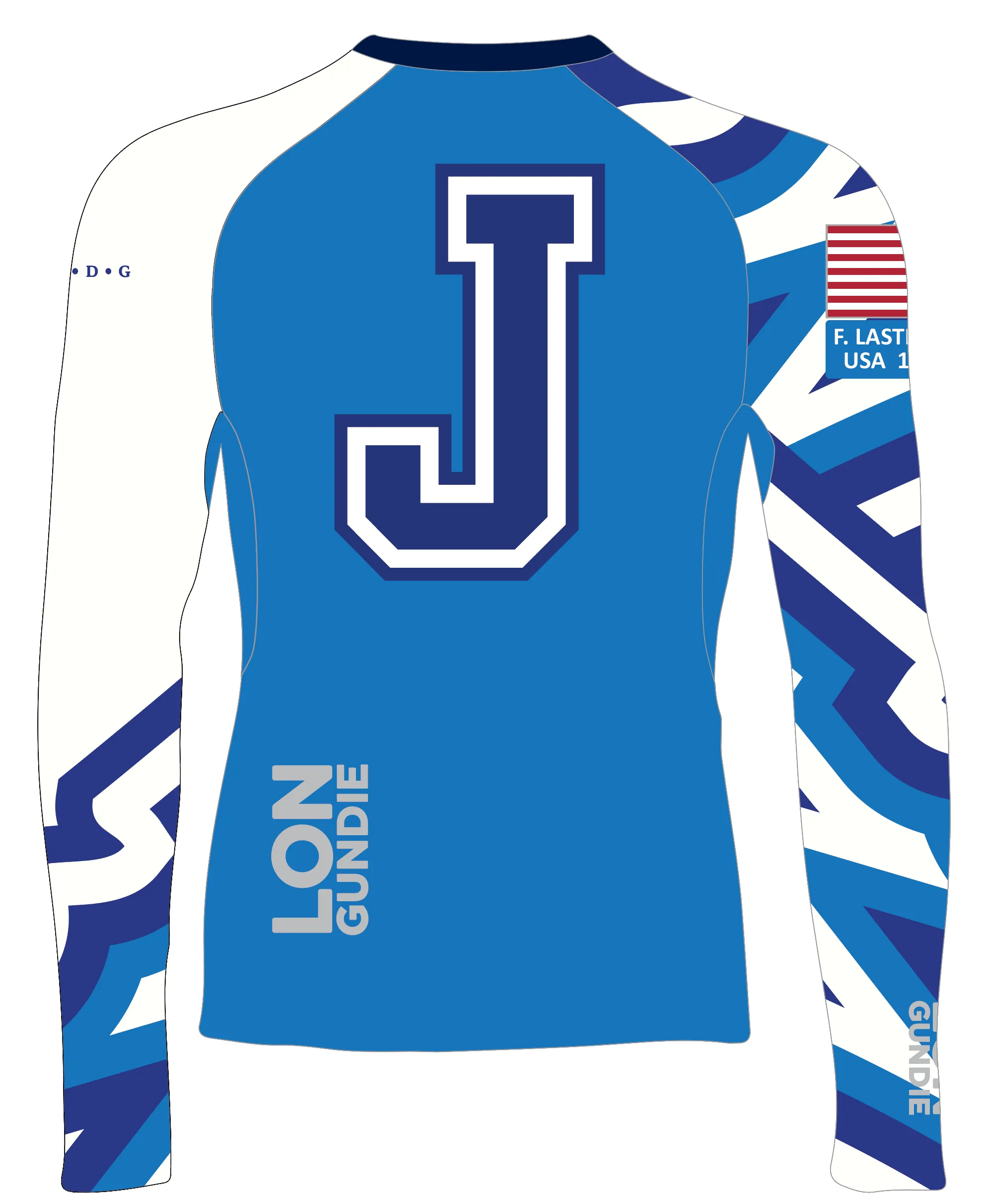 JR RASH GUARD TOP LONG SLEEVE BLUE | JESUIT HIGH SCHOOL | PSNLZ'D