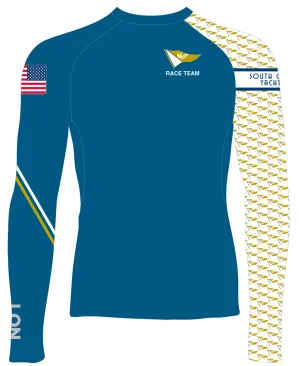 JR RASH GUARD TOP LONG SLEEVE BLUE | SOUTH CAROLINA YACHT CLUB | PSNLZ'D