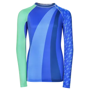 JR RASH GUARD TOP LONG SLEEVE GREEN | LON GUNDIE