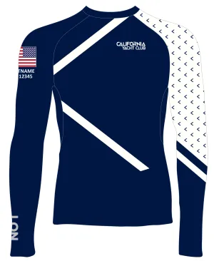 JR RASH GUARD TOP LONG SLEEVE NAVY | CALIFORNIA YACHT CLUB | PSNLZ'D